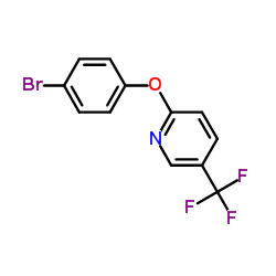 2-(4-Bromophenoxy)-5-(trifluoromethyl)pyridine Structure