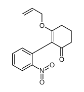 2-(2-nitrophenyl)-3-prop-2-enoxycyclohex-2-en-1-one结构式
