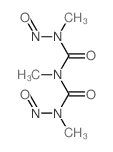 Imidodicarbonicdiamide, N,N',2-trimethyl-N,N'-dinitroso- structure