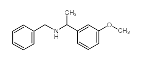 苄基-[1-(3-甲氧基苯基)乙基]胺结构式