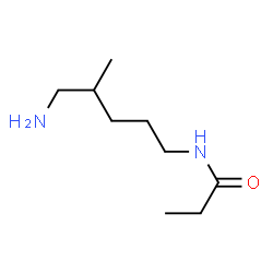 Propanamide,N-(5-amino-4-methylpentyl)-结构式