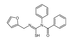 N-(furan-2-ylmethylcarbamothioyl)-N-phenylbenzamide Structure