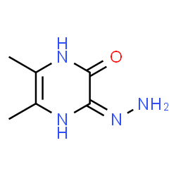 2,3-Pyrazinedione,1,4-dihydro-5,6-dimethyl-,monohydrazone (9CI) structure