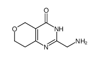 2-(aminomethyl)-7,8-dihydro-3H-pyrano[4,3-d]pyrimidin-4(5H)-one Structure