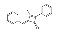 4-benzylidene-3-methyl-2-phenylcyclobut-2-en-1-one结构式