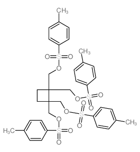 1,1,2,2-Cyclobutanetetramethanol,1,1,2,2-tetrakis(4-methylbenzenesulfonate)结构式