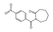 1-(4-nitrobenzoyl)azepan-2-one结构式