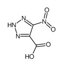 5-nitro-1,2,3-triazole-4-carboxylic acid结构式