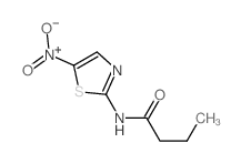 Butanamide,N-(5-nitro-2-thiazolyl)-结构式
