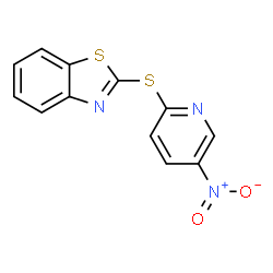 2-[(5-Nitropyridin-2-yl)sulfanyl]-1,3-benzothiazole Structure