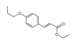 ethyl 3-(4-propoxyphenyl)prop-2-enoate结构式