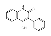 2(1H)-Quinolinone,4-hydroxy-3-phenyl- Structure