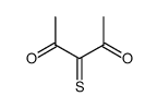 2,4-Pentanedione, 3-thioxo- (9CI) structure