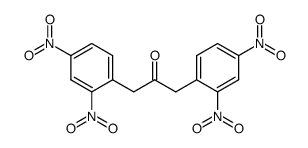 1,3-Bis(2',4'-dinitrophenyl)-2-propanon Structure