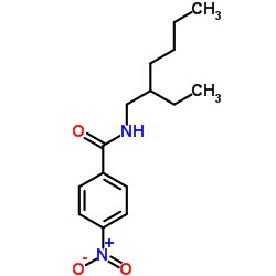 N-(2-Ethylhexyl)-4-nitrobenzamide结构式