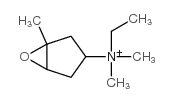 Trimethyl(1-methyl-6-oxabicyclo(3.1.0)hex-3-yl)methylammonium结构式