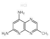 Pyrido[2,3-b]pyrazine-6,8-diamine,3-methyl-, hydrochloride (1:1) Structure