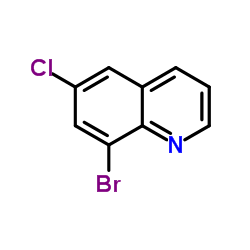 8-Bromo-6-chloroquinoline structure