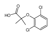 PROPANOIC ACID, 2-(2,6-DICHLOROPHENOXY)-2-METHYL-结构式