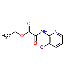Ethyl [(3-chloro-2-pyridinyl)amino](oxo)acetate结构式