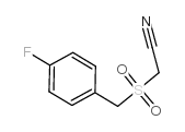 4-fluorobenzylsulfonylacetonitrile structure