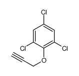 1,3,5-trichloro-2-prop-2-ynoxybenzene结构式