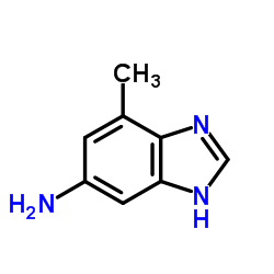 1H-Benzimidazol-5-amine, 7-methyl- (9CI) structure