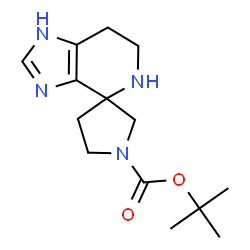tert-butyl 3,5,6,7-tetrahydrospiro[imidazo[4,5-c]pyridine-4,3'-pyrrolidine]-1'-carboxylate Structure