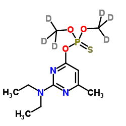 Pirimiphos-methyl-d6 structure