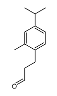 2-甲基-4-(1-甲基乙基)-苯丙醛结构式