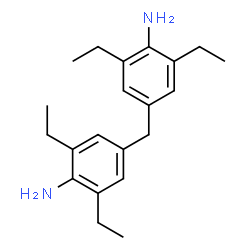 4-[(4-amino-3,5-diethyl-phenyl)methyl]-2,6-diethyl-aniline结构式
