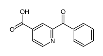 2-benzoylpyridine-4-carboxylic acid结构式