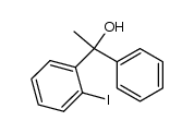 1-(2-iodophenyl)-1-phenylethanol结构式