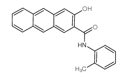 2-Anthracenecarboxamide,3-hydroxy-N-(2-methylphenyl)-结构式