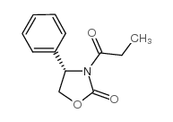 S-4-苯基-3-丙酰基-2-噁唑烷酮结构式