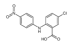 5-chloro-2-(4-nitroanilino)benzoic acid结构式