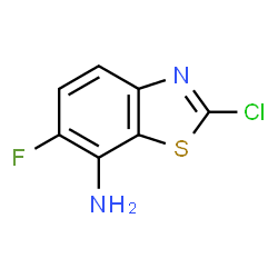 7-Benzothiazolamine,2-chloro-6-fluoro-(9CI)结构式