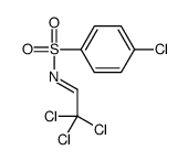 4-chloro-N-(2,2,2-trichloroethylidene)benzenesulfonamide Structure
