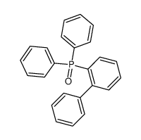 (biphenyl-2-yl)diphenylphosphine oxide结构式