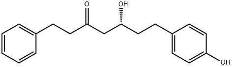 (R)-5-Hydroxy-7-(4-
hydroxyphenyl)-1-phenylheptan-3-one Structure