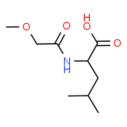 Leucine,N-(methoxyacetyl)- (9CI)结构式