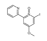 6-iodo-4-methoxy-2,2'-bipyridine N-oxide结构式