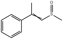 Methyl(β-methylstyryl) sulfoxide structure