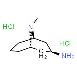 exo-3-Amino-9-methyl-9-azabicyclo[3.3.1]nonane Dihydrochloride Structure
