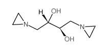 (2S,3R)-1,4-diaziridin-1-ylbutane-2,3-diol结构式