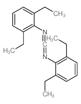 N,N-Methanetetraylbis(2,6-diethylbenzenamine) structure