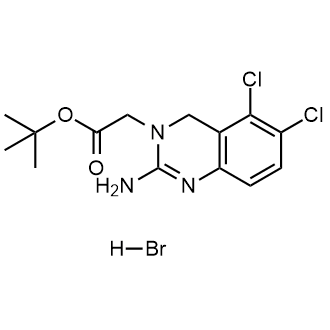 2-(2-氨基-5,6-二氯喹唑啉-3(4H)-基)乙酸氢溴酸叔丁酯图片