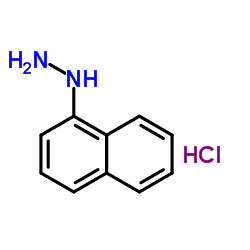 Naphthalen-1-ylhydrazine hydrochloride Structure