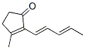3-Methyl-2-[(1E,3Z)-1,3-pentadienyl]-2-cyclopenten-1-one结构式