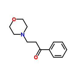 3-(4-Morpholinyl)-1-phenyl-1-propanone structure